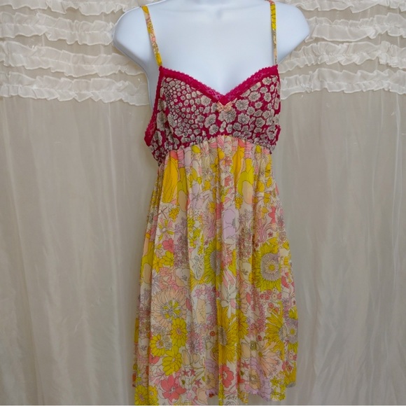 Y2K sheer floral vintage slip Liberty of London for Target - Picture 2 of 9